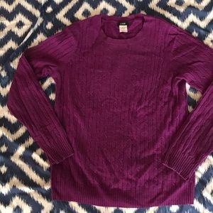 J. Crew cable knit wool sweater